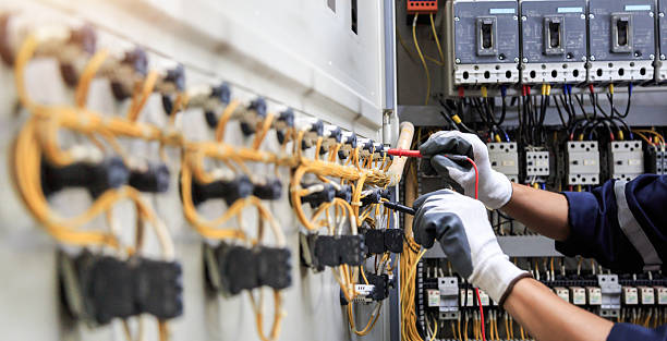 Professional Electrician technician working in Spring Lake Park, MN